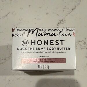 The Honest Company Rock the Bump Body Butter - White and Pink